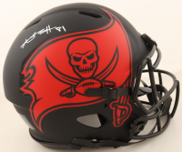 Antonio Brown Signed Buccaneers Full-Size Authentic On-Field Eclipse Alternate Speed Helmet (JSA) at PristineAuction.com