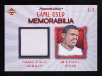 Michael Irvin 2021 President's Choice Game-Used Memorabilia Swatch Red #NN #1/1 at PristineAuction.com