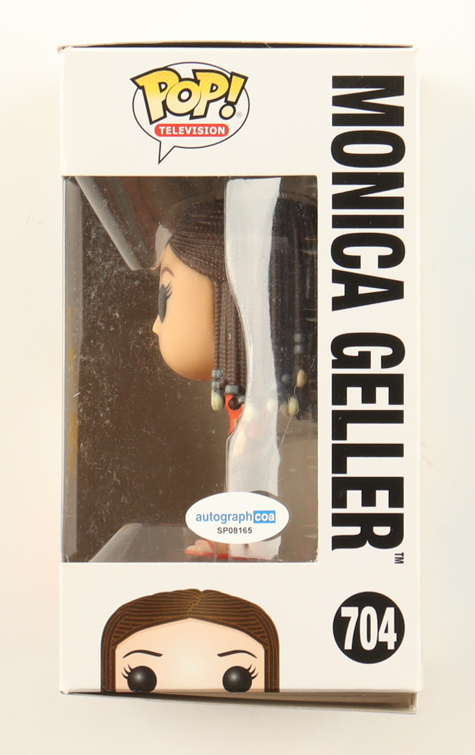 Courtney Cox Signed "Friends" #704 Monica Geller Funko Pop! Vinyl Figure (ACOA) at PristineAuction.com Courtney Cox Signed "Friends" #704 Monica Geller Funko Pop! Vinyl Figure (ACOA) at PristineAuction.com