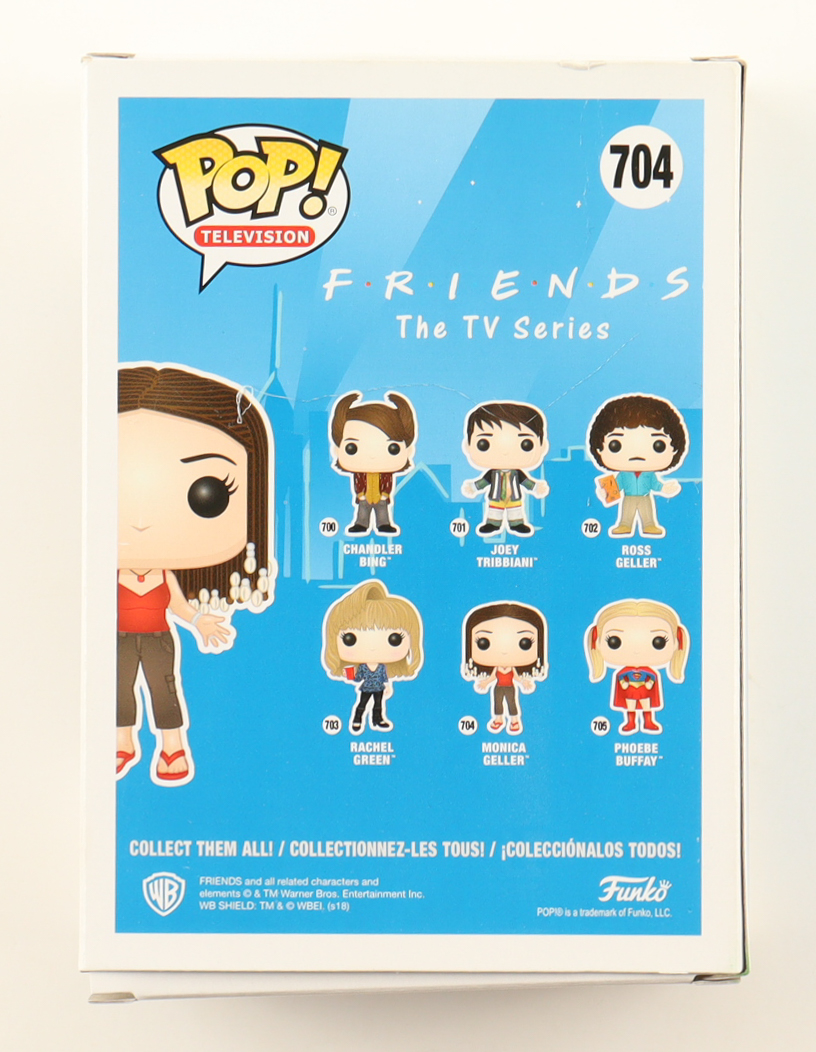 Courtney Cox Signed "Friends" #704 Monica Geller Funko Pop! Vinyl Figure (ACOA) at PristineAuction.com Courtney Cox Signed "Friends" #704 Monica Geller Funko Pop! Vinyl Figure (ACOA) at PristineAuction.com