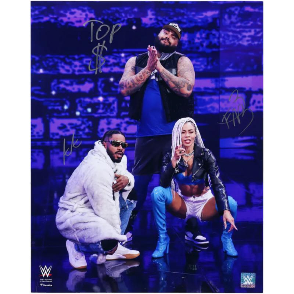 Top Dolla, Ashante "Thee" Adonis & B-Fab Signed WWE 16x20 Photo (Fanatics) at PristineAuction.com