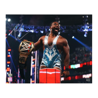 Big E Signed WWE 16x20 Photo (Fanatics) at PristineAuction.com