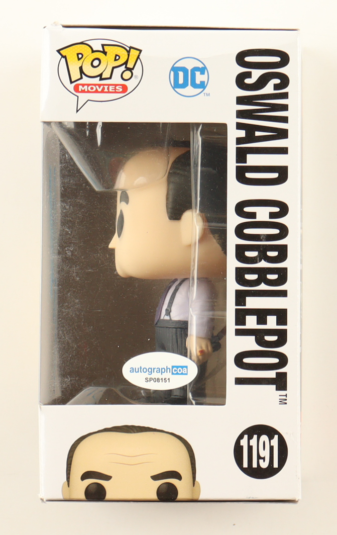 Colin Farrell Signed "The Batman" #1191 Oswald Cobblepot Funko Pop! Vinyl Figure (ACOA) at PristineAuction.com Colin Farrell Signed "The Batman" #1191 Oswald Cobblepot Funko Pop! Vinyl Figure (ACOA) at PristineAuction.com