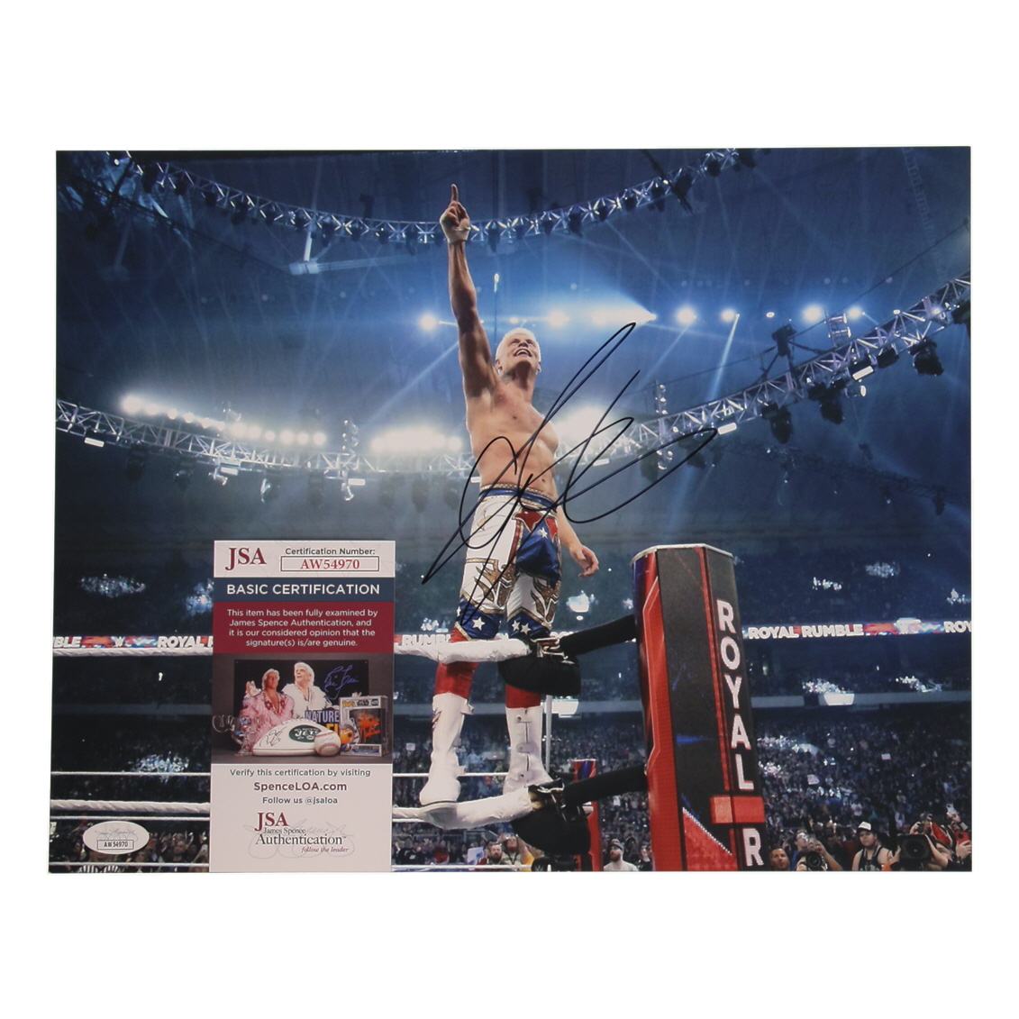 Cody Rhodes Signed WWE 11x14 Photo (JSA) at PristineAuction.com Cody Rhodes Signed WWE 11x14 Photo (JSA) at PristineAuction.com