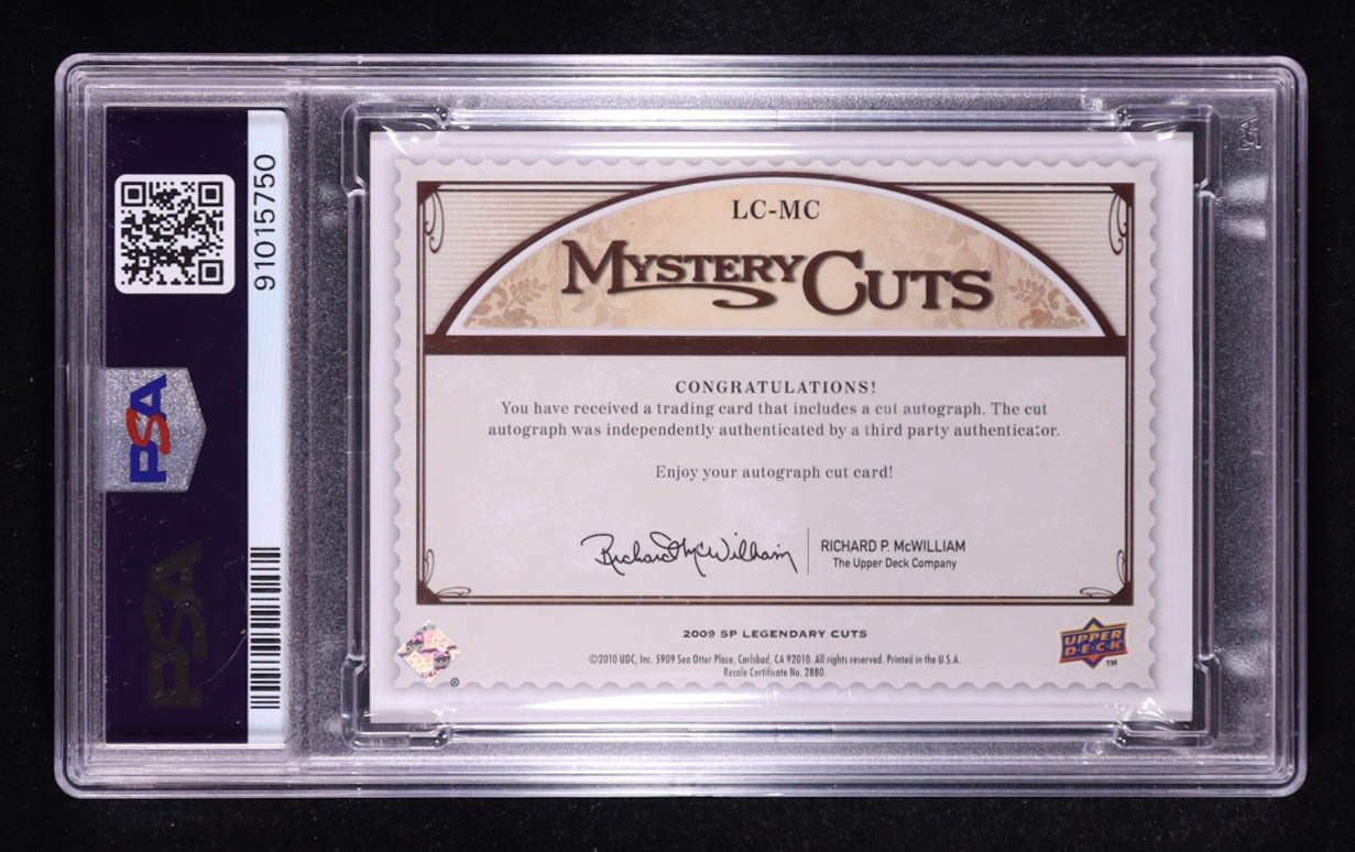 Eddy Arnold 2009 SP Legendary Cuts Mystery Cuts #EA #1/26 (PSA 8) at PristineAuction.com Eddy Arnold 2009 SP Legendary Cuts Mystery Cuts #EA #1/26 (PSA 8) at PristineAuction.com