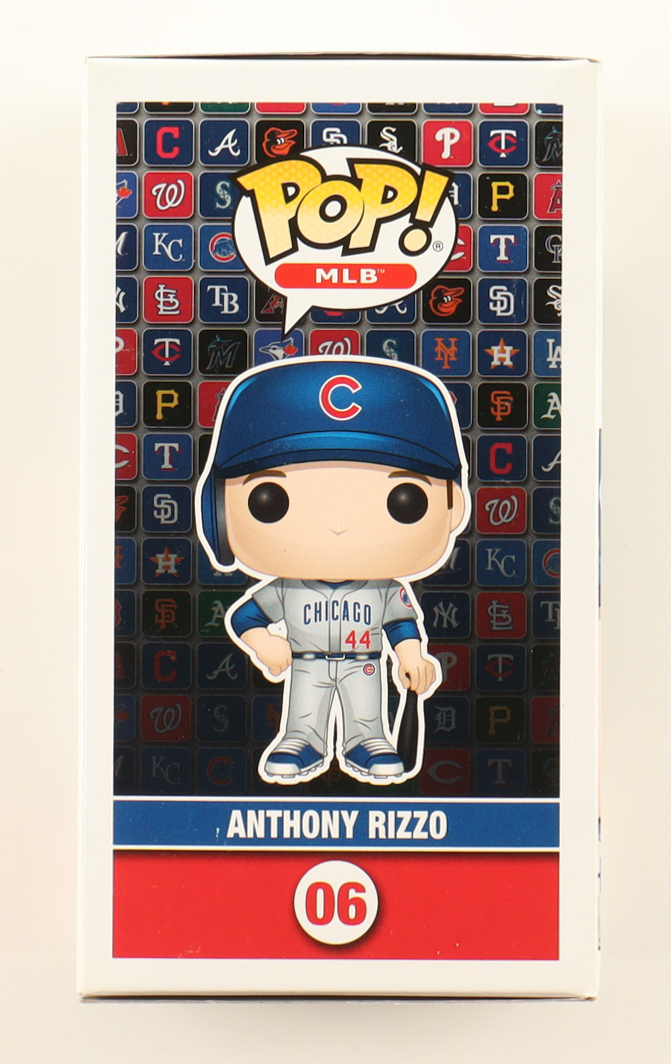 Anthony Rizzo Signed Cubs #06 Funko Pop! Vinyl Figure (ACOA) at PristineAuction.com Anthony Rizzo Signed Cubs #06 Funko Pop! Vinyl Figure (ACOA) at PristineAuction.com