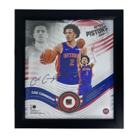 Cade Cunningham LE Pistons Custom Framed Basketball Piece Display (Fanatics) at PristineAuction.com