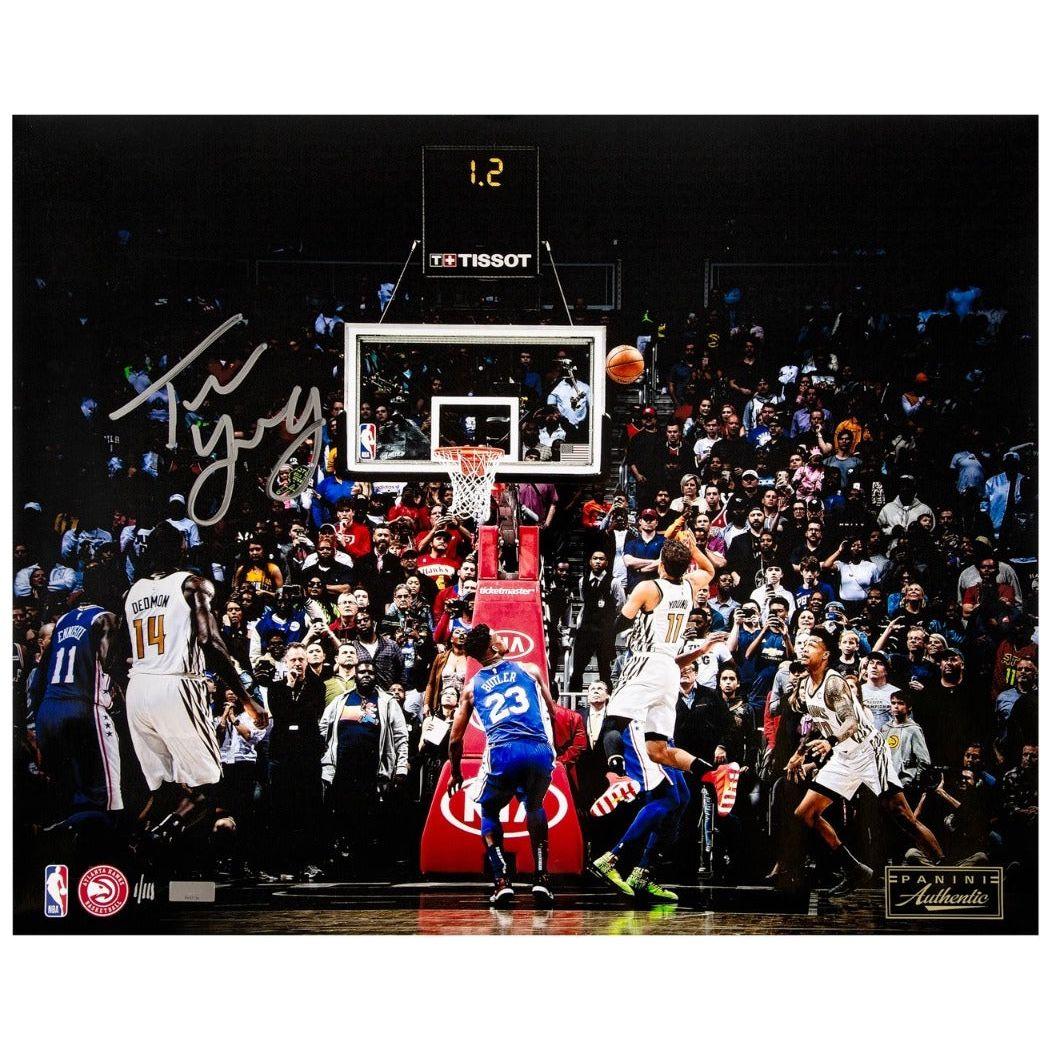 Trae Young Signed Hawks LE 16x20 Photo (Panini) at PristineAuction.com Trae Young Signed Hawks LE 16x20 Photo (Panini) at PristineAuction.com