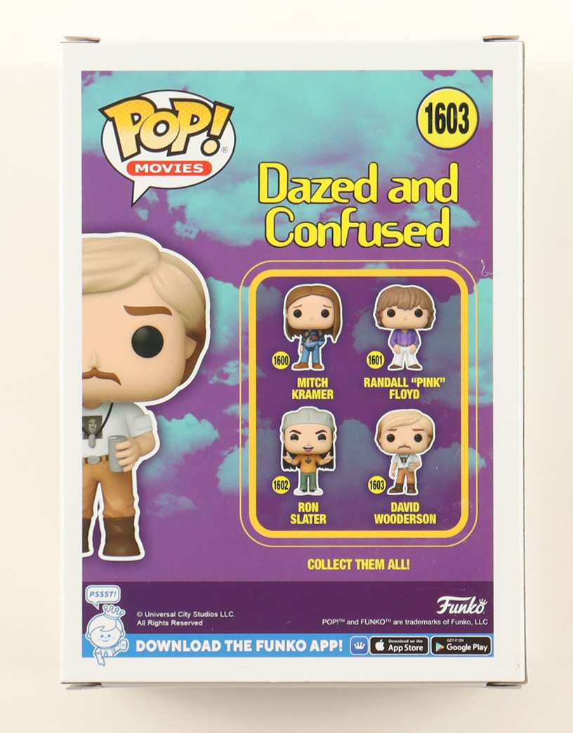 Matthew McConaughey Signed "Dazed And Confused" #1603 David Wooderson Funko Pop! Vinyl Figure (ACOA) at PristineAuction.com Matthew McConaughey Signed "Dazed And Confused" #1603 David Wooderson Funko Pop! Vinyl Figure (ACOA) at PristineAuction.com