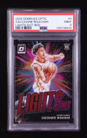 Zaccharie Risacher 2024-25 Donruss Optic Lights Out Red #4 RC #25/99 (PSA 9) at PristineAuction.com