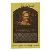Bobby Doerr Signed Hall of Fame Plaque Postcard (JSA) at PristineAuction.com
