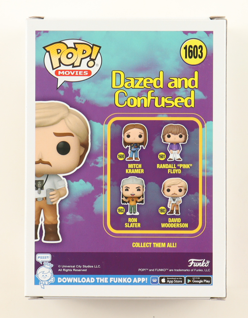 Matthew McConaughey Signed "Dazed And Confused" #1603 David Wooderson Funko Pop! Vinyl Figure (ACOA) at PristineAuction.com Matthew McConaughey Signed "Dazed And Confused" #1603 David Wooderson Funko Pop! Vinyl Figure (ACOA) at PristineAuction.com