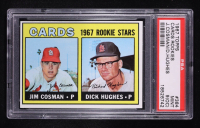 Jim Cosman / Dick Hughes 1967 Topps #384 (PSA 9) (OC) at PristineAuction.com
