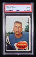 Johnny Unitas 1960 Topps #1 (PSA 4) at PristineAuction.com