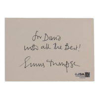 Emma Thompson Signed 3.5x5 Cut Inscribed "With All The Best!" (JSA) at PristineAuction.com