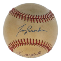 Dodgers Greats ONL Baseball Signed by (5) with Tommy Lasorda, Ralph Branca, Carl Erskine, Clem Labine (JSA) at PristineAuction.com