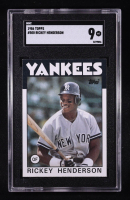Rickey Henderson 1986 Topps #500 (SGC 9) at PristineAuction.com