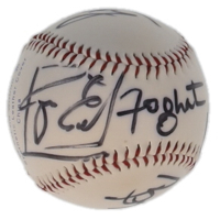 Foghat OL Baseball Band-Signed by (4) with Roger Earl, Craig MacGregor, Bryan Bassett & Charlie Huhn Inscribed "Foghat" (JSA) at PristineAuction.com