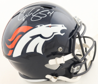 Champ Bailey Signed Broncos Full-Size Speed Helmet (Beckett) at PristineAuction.com