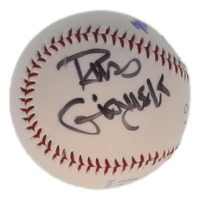 Larry Ramos & Russ Giguere Signed OL Baseball (JSA) at PristineAuction.com