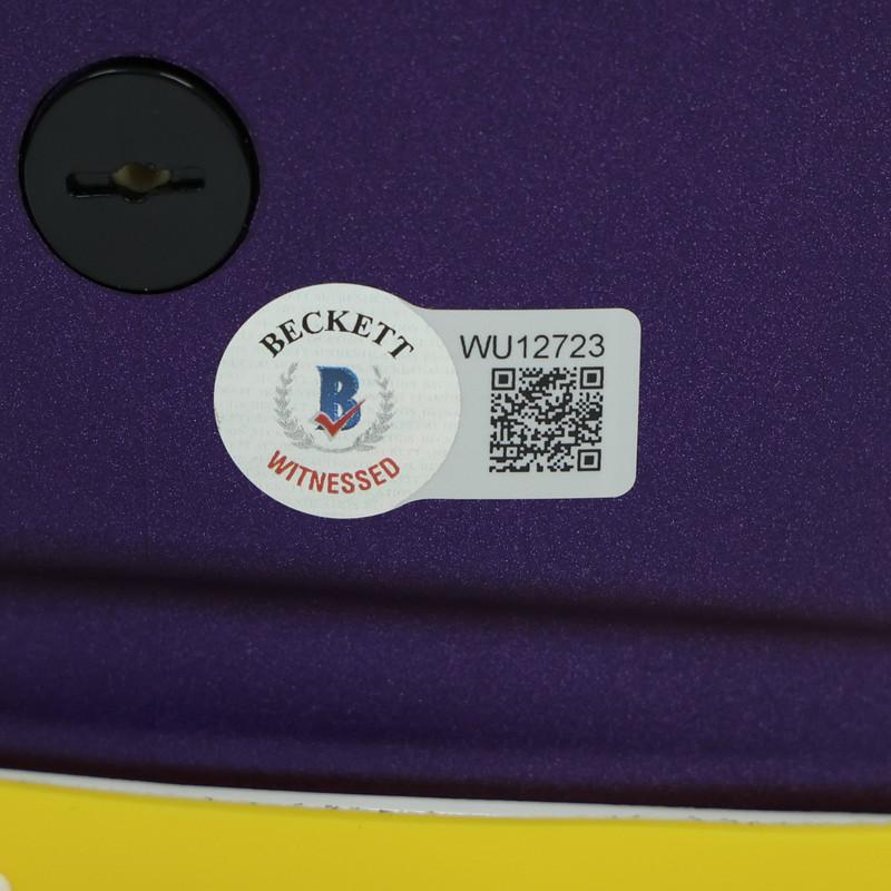 Adrian Peterson Signed Vikings Full-Size Authentic On-Field Custom Painted Speedflex Helmet (Beckett) at PristineAuction.com Adrian Peterson Signed Vikings Full-Size Authentic On-Field Custom Painted Speedflex Helmet (Beckett) at PristineAuction.com