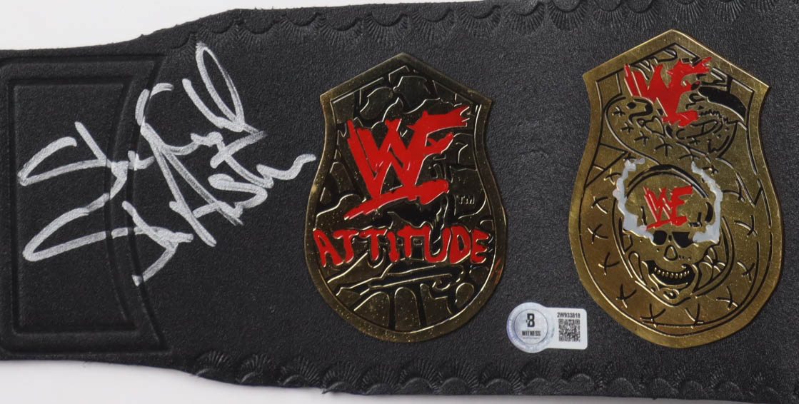 "Stone Cold" Steve Austin Signed Full-Size "Smoking Skull" World Heavyweight Champion Wrestling Belt (Beckett) at PristineAuction.com "Stone Cold" Steve Austin Signed Full-Size "Smoking Skull" World Heavyweight Champion Wrestling Belt (Beckett) at PristineAuction.com