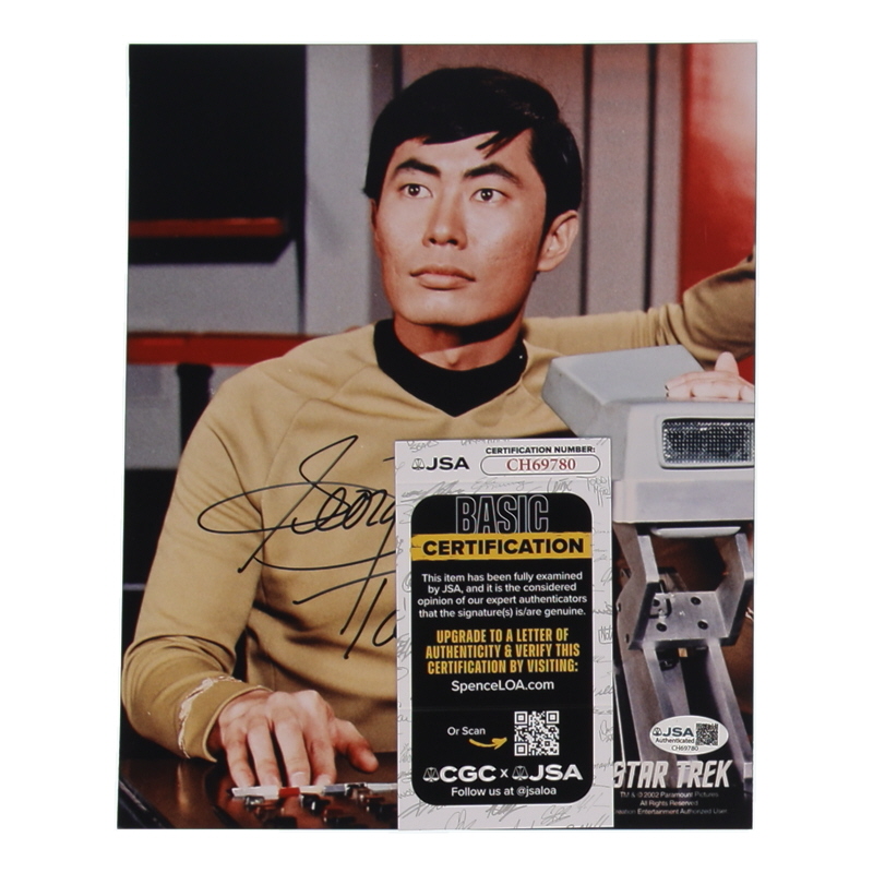 George Takei Signed "Star Trek" 8x10 Photo (JSA) at PristineAuction.com George Takei Signed "Star Trek" 8x10 Photo (JSA) at PristineAuction.com