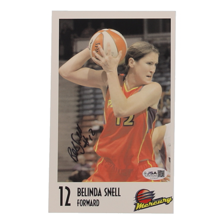Belinda Snell Signed Mercury 5x8 Team Issue Autograph Card (JSA) at PristineAuction.com Belinda Snell Signed Mercury 5x8 Team Issue Autograph Card (JSA) at PristineAuction.com