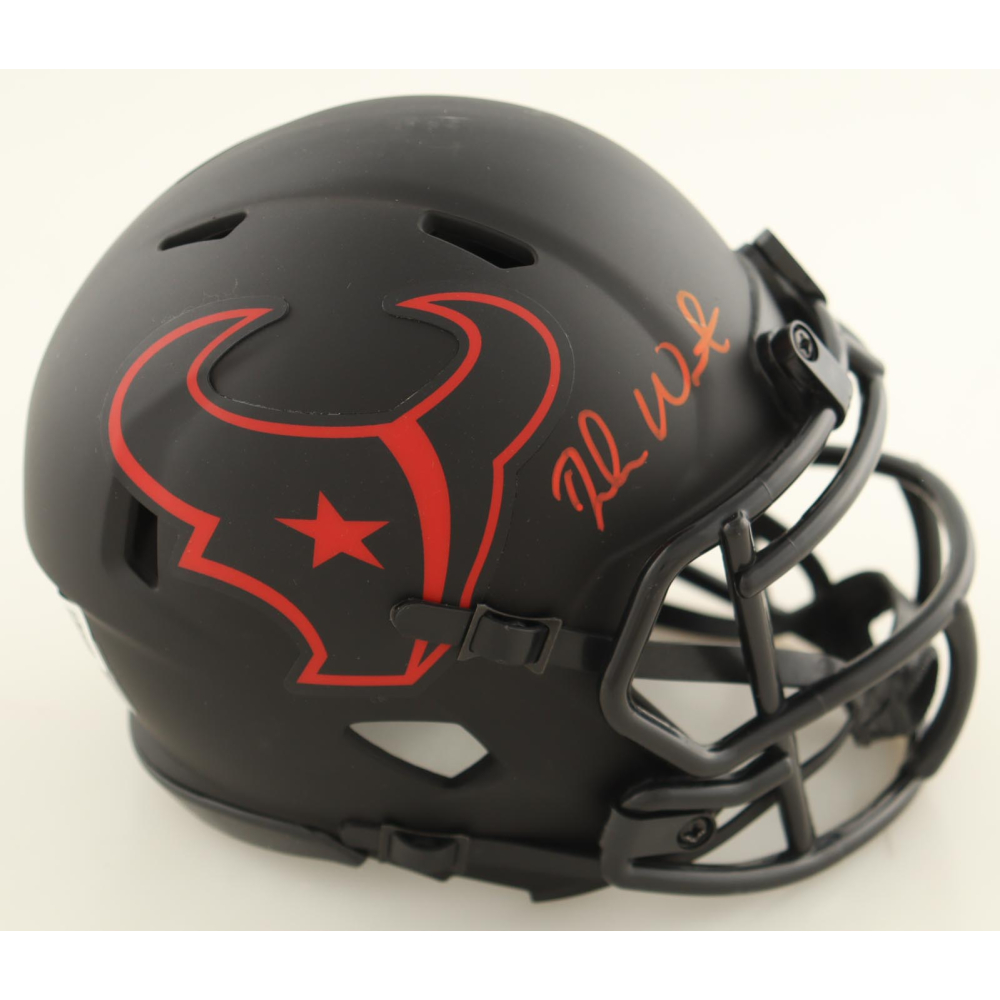 Deshaun Watson Signed Texans Eclipse Alternate Speed Mini Helmet (Beckett) at PristineAuction.com