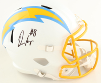 Omarion Hampton Signed Chargers Full-Size Speed Helmet (Beckett) at PristineAuction.com