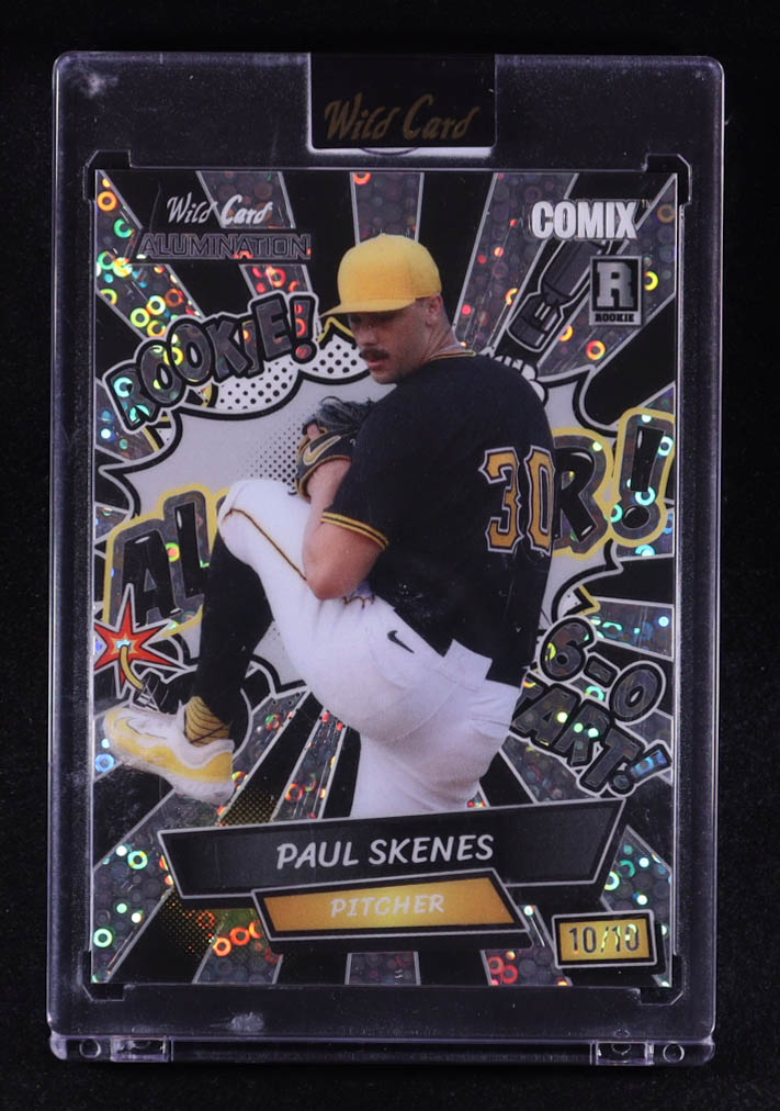 Paul Skenes 2024 Wild Card Alumination Comix 6-0 Start! #ACSA-PS3 RC #10/10 at PristineAuction.com Paul Skenes 2024 Wild Card Alumination Comix 6-0 Start! #ACSA-PS3 RC #10/10 at PristineAuction.com