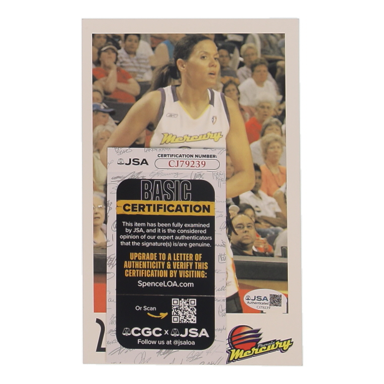 Lisa Harrison Signed Mercury 5x8 Team Issue Autograph Card (JSA) at PristineAuction.com Lisa Harrison Signed Mercury 5x8 Team Issue Autograph Card (JSA) at PristineAuction.com