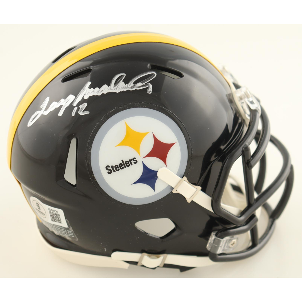 Terry Bradshaw Signed Steelers Speed Mini Helmet (Beckett) at PristineAuction.com