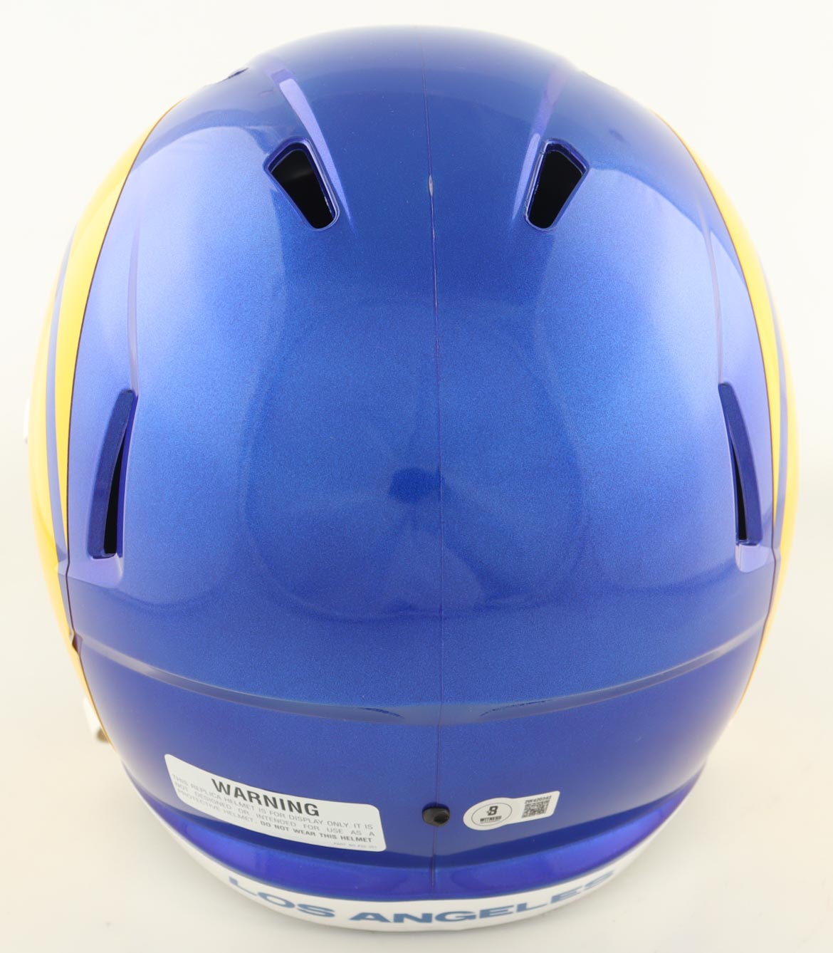 Marshall Faulk Signed Rams Full-Size Speed Helmet (Beckett) at PristineAuction.com Marshall Faulk Signed Rams Full-Size Speed Helmet (Beckett) at PristineAuction.com