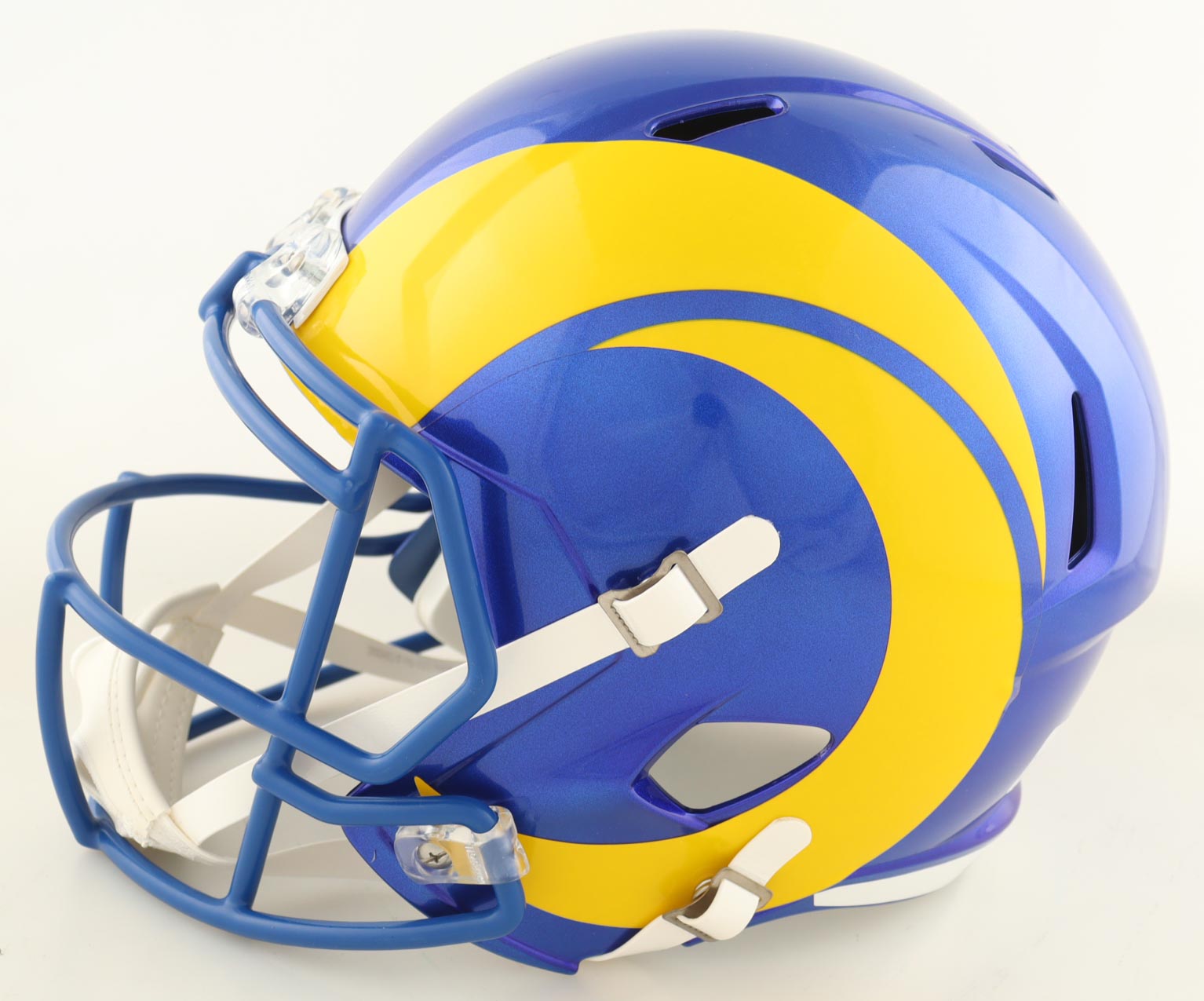 Marshall Faulk Signed Rams Full-Size Speed Helmet (Beckett) at PristineAuction.com Marshall Faulk Signed Rams Full-Size Speed Helmet (Beckett) at PristineAuction.com