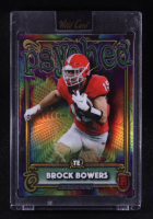 Brock Bowers 2023 Wild Card Alumination Psyched #AP-BB RC #34/99 at PristineAuction.com