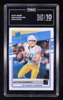 Justin Herbert 2020 Donruss RR #303 RC (TAG 10) at PristineAuction.com