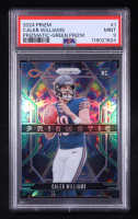 Caleb Williams 2024 Panini Prizm Prizmatic Prizms Green #1 RC (PSA 9) at PristineAuction.com