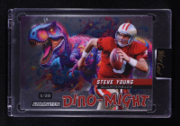 Steve Young 2024 Wild Card Alumination Dino-Might T-Rex #DMTRX1-SY #1/20 at PristineAuction.com