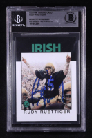 Rudy Ruettiger Signed Custom "Rudy" Trading Card (BGS) at PristineAuction.com