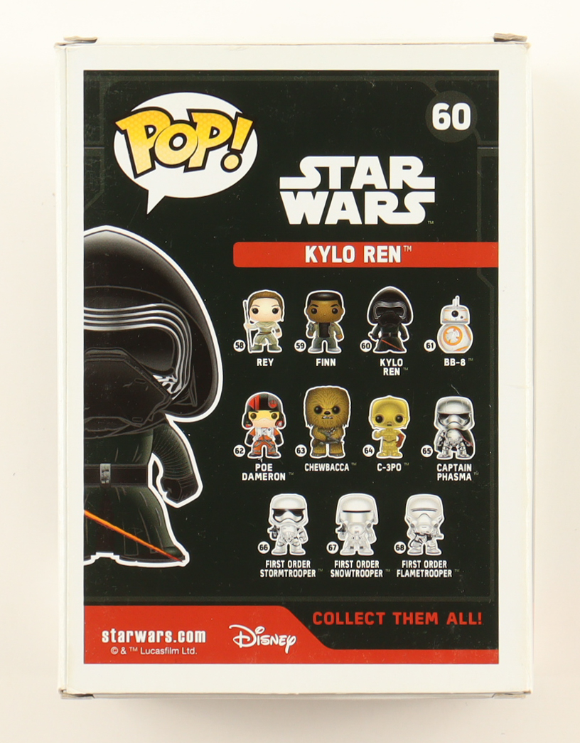 Christian Slater Signed "Star Wars" #60 Kylo Ren Funko Bobble-Head Figure (ACOA) at PristineAuction.com Christian Slater Signed "Star Wars" #60 Kylo Ren Funko Bobble-Head Figure (ACOA) at PristineAuction.com