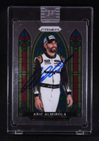 Aric Almirola 2020 Panini Prizm Racing Stained Glass Auto #61 at PristineAuction.com