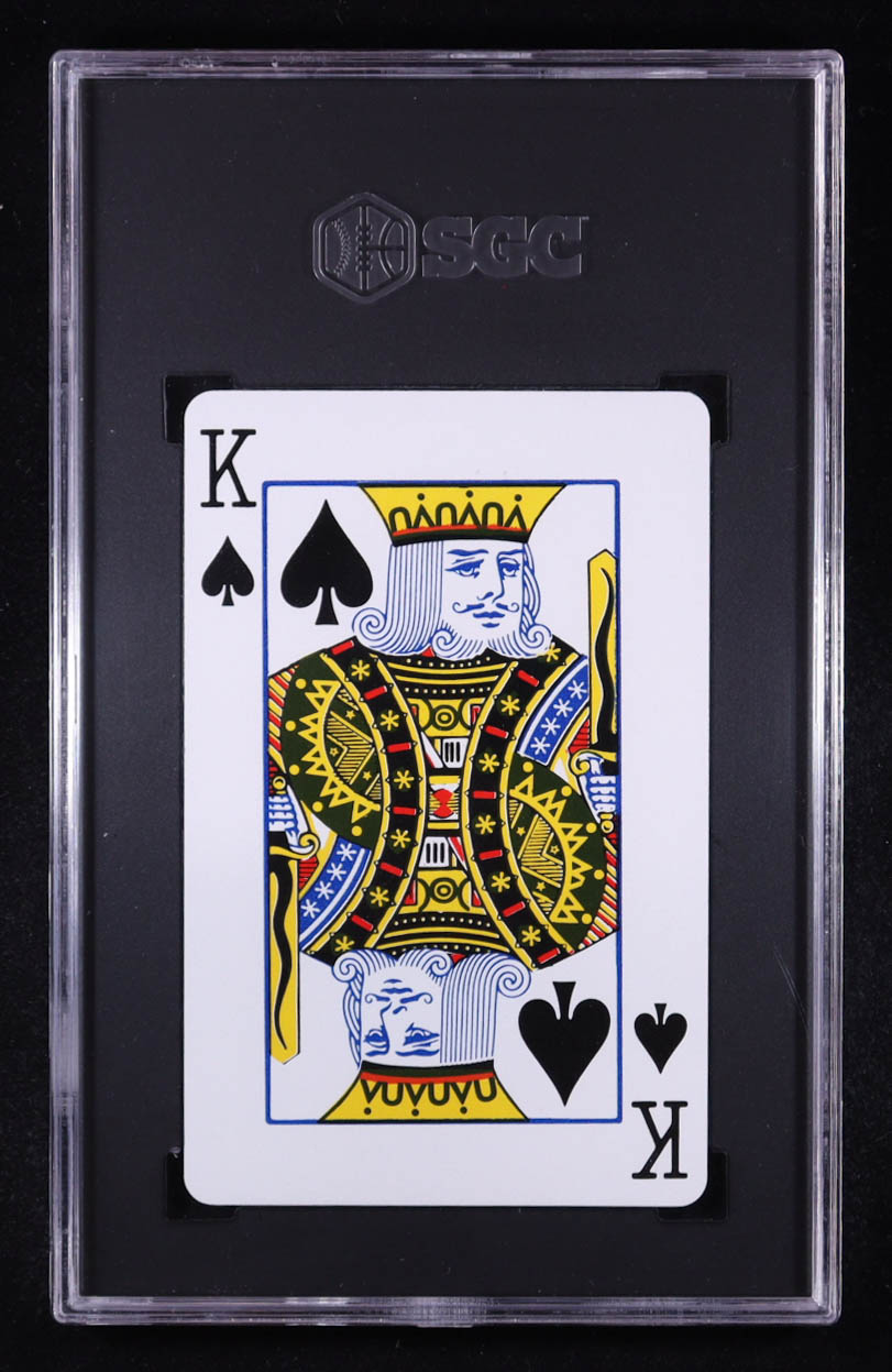 Mickey Mantle 1978 Landsman Playing Card King of Spades #NN (SGC 9) at PristineAuction.com Mickey Mantle 1978 Landsman Playing Card King of Spades #NN (SGC 9) at PristineAuction.com
