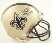 Drew Brees Signed Saints Mini Helmet (Beckett) at PristineAuction.com