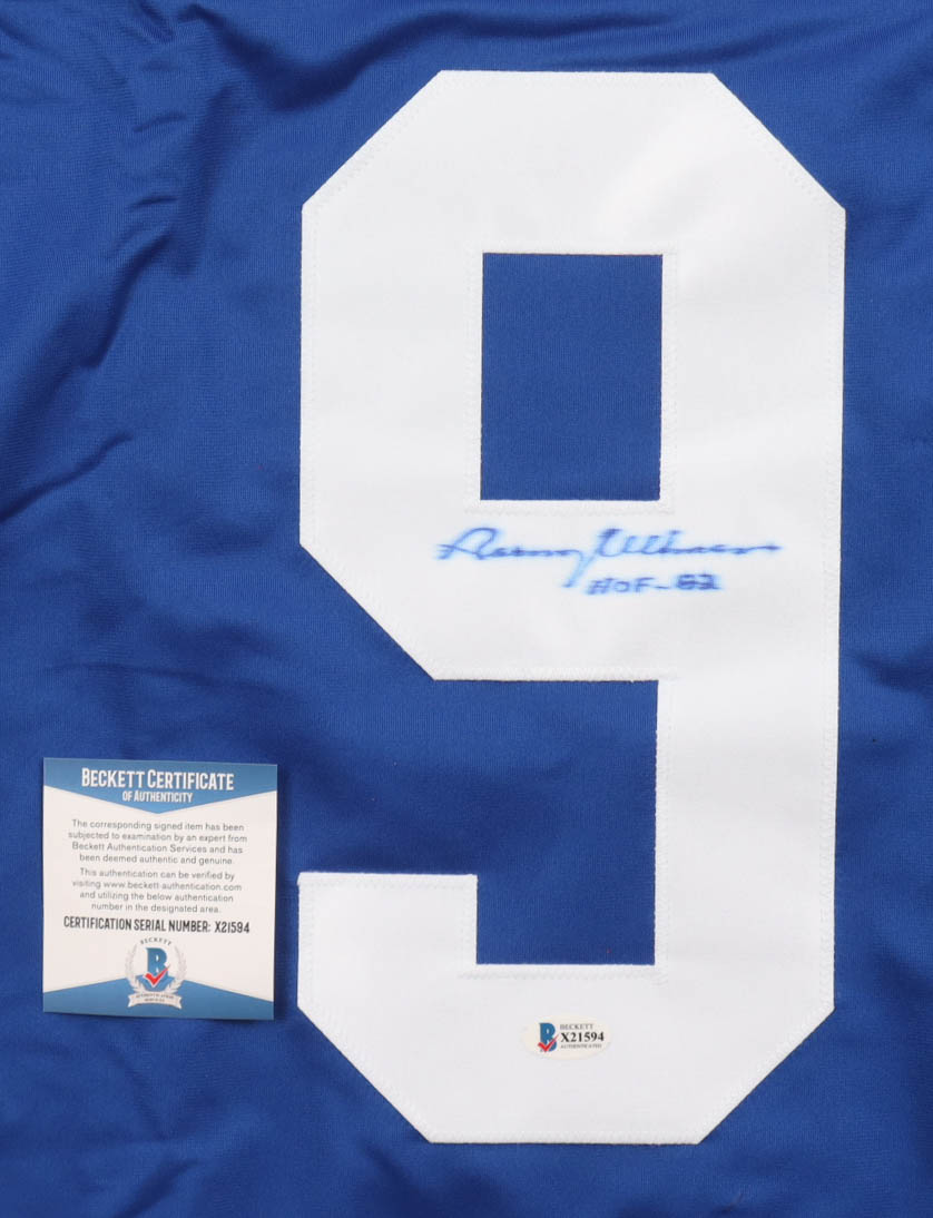 Norm Ullman Signed Jersey Inscribed "HOF - 82" (Beckett) at PristineAuction.com Norm Ullman Signed Jersey Inscribed "HOF - 82" (Beckett) at PristineAuction.com