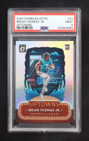 Brian Thomas Jr. 2024 Donruss Optic Uptowns #12 RC (PSA 9) at PristineAuction.com