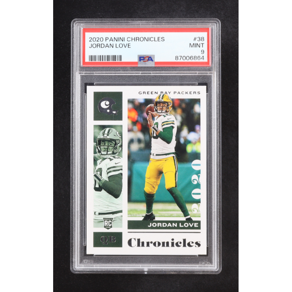 Jordan Love 2020 Panini Chronicles #38 RC (PSA 9) at PristineAuction.com