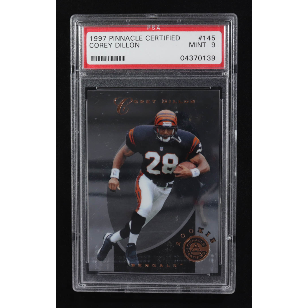 Corey Dillion 1997 Pinnacle Certified #145 RC (PSA 9) at PristineAuction.com