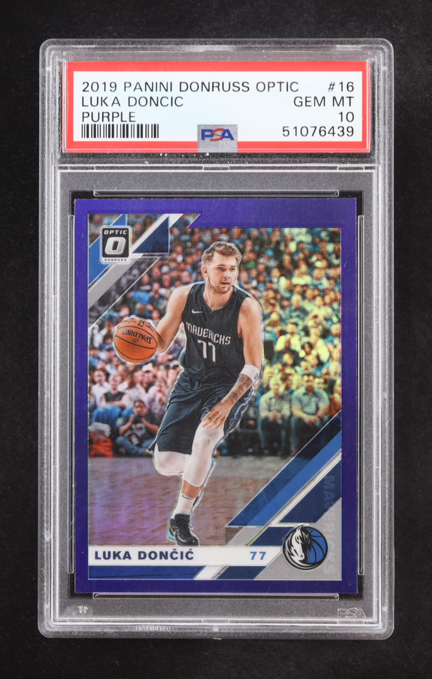 Luka Doncic 2019-20 Donruss Optic Purple #16 (PSA 10) at PristineAuction.com Luka Doncic 2019-20 Donruss Optic Purple #16 (PSA 10) at PristineAuction.com