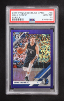 Luka Doncic 2019-20 Donruss Optic Purple #16 (PSA 10) at PristineAuction.com